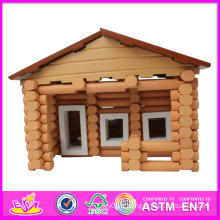 2014 Nouveau Enfants En Bois Maison Jouet, Populaire Enfants Maison En Bois Jouet et Vente Chaude Bébé Maison En Bois Jouet W06A076